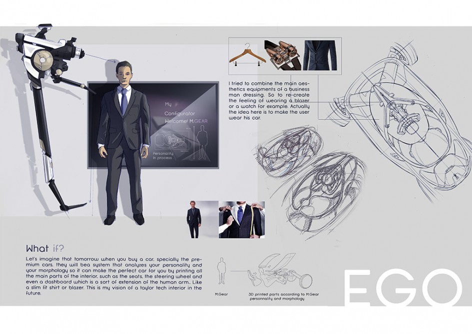 Strate Ecole Design-Automobile - Brieuc Masson - sketch - Projet EGO